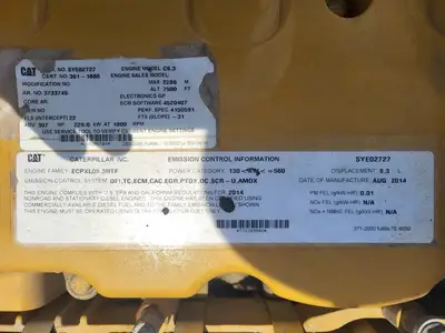 USED 2014 CATERPILLAR 3733745