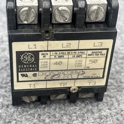 Used GE CR353AD3BH1 Relays & Switches California US | Davliegogo LLC #1725462