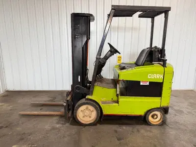 Used _UNKNOWN_ _UNKNOWN_ 4-Wheel Sit down Electric Counterbalance Forklifts Ohio US | Myron Bowling Auctioneers Inc #1574180