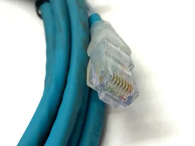 USED LUMBERG ETHERNET ASSEMBLY DOUBLE-ENDED RJ45 CORDSET 900004112