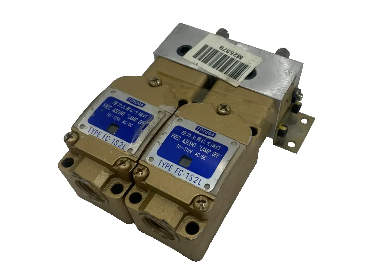 NEW LOT OF 2 TOYODA FC-1S2L PRESSURE SWITCH FC1S2L
