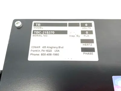USED CONAIR TRUEBLEND™ GRAVIMETRIC BATCH BLENDER HMI DISPLAY INTERFACE MODULE
