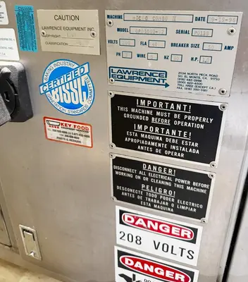 Used LAWRENCE MICROCOM 11 Tortilla Equipment British Columbia CA | Surrey Food Equipment #944442