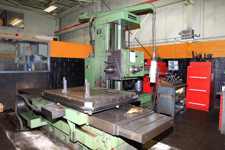 Used 1978 WOTAN B105 Horizontal Table Type Boring Mills Vermont US | Two Spade Machinery LLC #507186