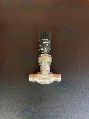 USED SWAGELOK SS-6L-MH STAINLESS STEEL HIGH FLOW METERING VALVE 3/8" TUBE FITTING