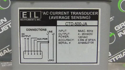 EIL CTD-500-JA AC Current Transducer Module Used