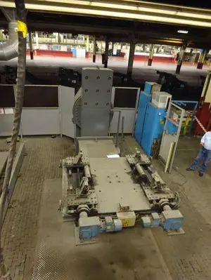 USED CLOOS ROMAT 360 32TM HIGH DIMENSION AUTO WELDING