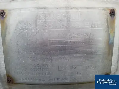 USED Ellerwerk 24" X 16" Ellerwerk (Sanborn) Basket Centrifuge, S/S
