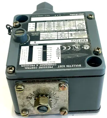 A / B 836T-T253J PRESSURE CONTROL SER.A 836TT253J NEW, SURPLUS