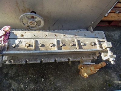BCH JKTD Horizontal Auger Screw Extruder 120 mm dia x 2000 mm long