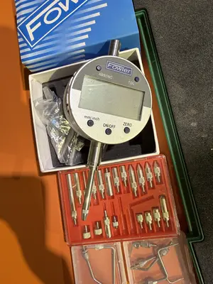 Insize 0-12" Digital Caliper & Fowler Digital Drop Indicator With Various Tips