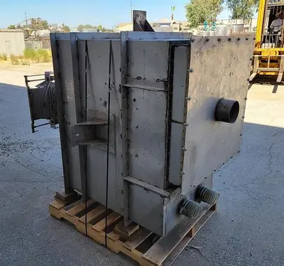 Hopper, 50 CF, S/st, 51" x 30" x 72", Cone Bottom, A #S744198