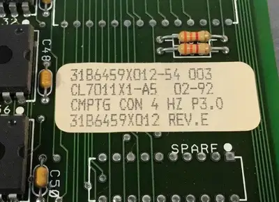 EMERSON CL7011X1-A5 Computing Controller Board. 3C