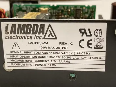 Used LAMBDA SVS100-24 Single Output Power Supplies Ohio US | Surplus Asset Holdings #1246692