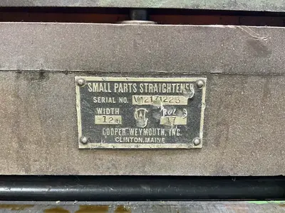 Used COOPER WEYMOUTH _UNKNOWN_ Sheet & Strip Straighteners Ohio US | HGR 24 #1508136