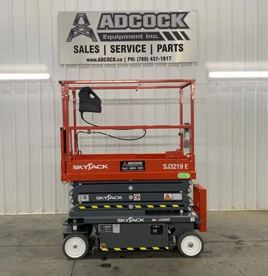 New | in-Stock 2026 SKYJACK SJ3219 E ELECTRIC SCISSOR LIFT Scissor Lifters Alberta CA | Adcock Equipment #1417643