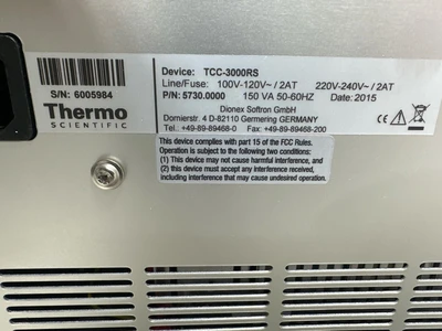 Thermo Scientific UltiMate TCC-3000RS Other Medical & Lab Equipment | Fram Fram LLC (11)