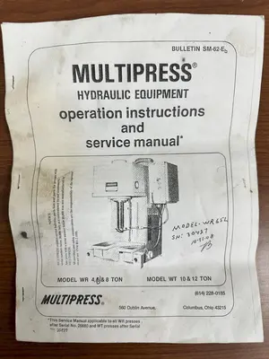 USED MULTIPRESS WR65L C404FSI