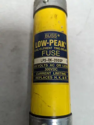Used COOPER BUSSMANN LPS-RK-200SP Miscellaneous Equipment (Electrical & Power) | Surplus Asset Holdings #1200490