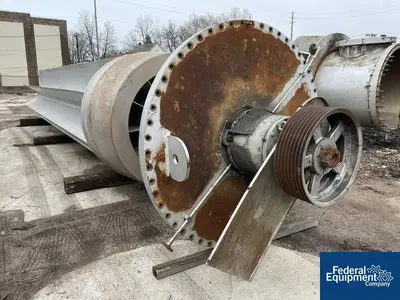 USED Buss ChemTech 430 Sq Ft Buss SMS Thin Film Evaporator, 316L S/S, 32/176#