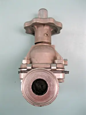 ITT Manual Stainless Sanitary Diaphragm Valve 1" Tri-Clamp G3