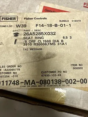 USED FISHER 26A5285X032