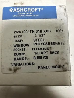 USED Ashcroft 25W1001TH01BXUC