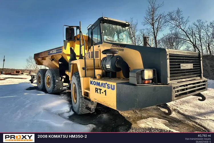 Used 2008 KOMATSU HM350-2 Articulated Dump Trucks Pennsylvania US | Proxy Equipment #1383024