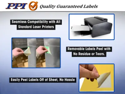 8 1/2″ x 11″ Laser Sheet Labels HVAC Plasma Machine