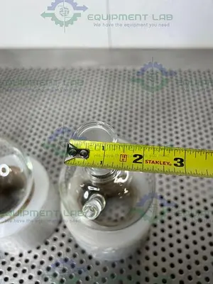 USED LOT OF 2- CHEMGLASS 500ML SINGLE NECK RBF, 24/40 OUTER JOINT