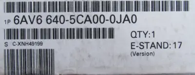 NEW SIEMENS 6AV6640-5CA00-0JA0 TP177 MICRO TOUCH SCREEN 6AV66405CA000JA0