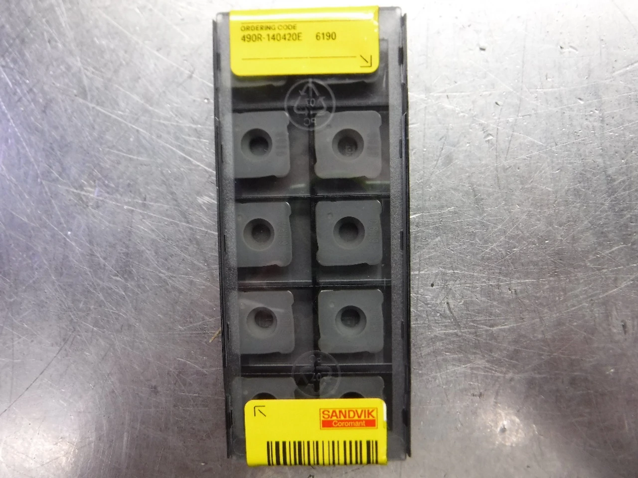 Sandvik Ceramic Inserts QTY10 490R-140420E 6190 (LOC3628B)
