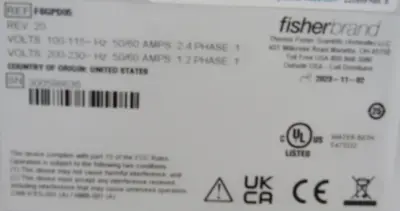 NEW FISHER SCIENTIFIC GTFSGPD05 WATER BATH