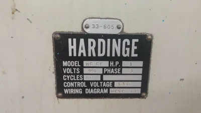 Used Hardinge HC CF Turret Lathes (Ram & Saddle) Quebec CA | Machineco #1256407