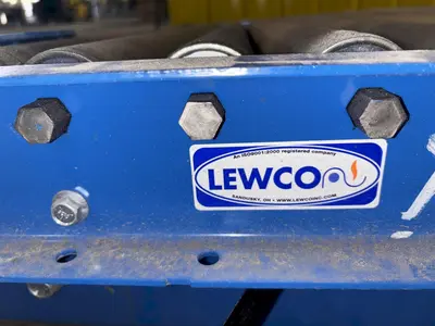 48" X 96" LEWCO ROLLER CONVEYOR: STOCK #23307