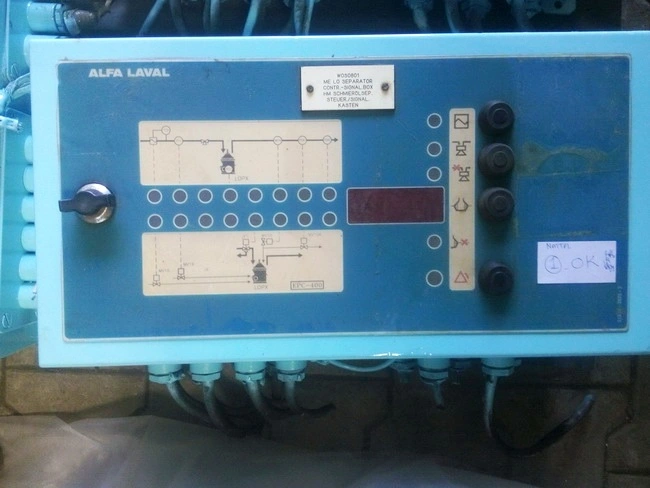 (5) Alfa-Laval EPC-400 control units.