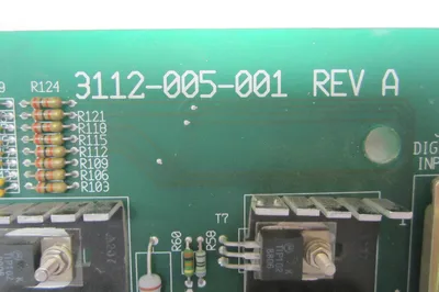 USED AGV ELECTRONICS 3112-005-001 REV. A CONTROL BOARD 3112005001