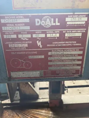USED DOALL C-916SA