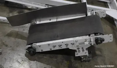 Used Hytrol Belt Conveyor – 10" Wide x 518" Long | 5 Sections | .5 HP Motor | Carbon Steel Frame on Casters