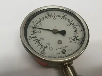 Used Ashcroft Glycerin Filled Gauge Parts (Hydraulics and Pneumatics) Michigan US | Maverick Industrial Sales #1399907