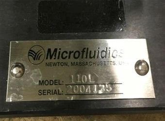 Used MICROFLUIDICS MICROFLUIDICS 100L MICROFLUIDIZER Homogenizers New York US | Michael Benalt Inc #1274299