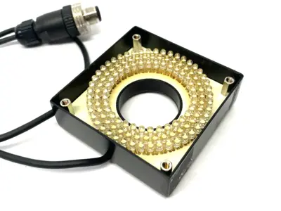 Used CCS, Omron Square Ring Light, White M12 4-Pin Connection Light Source Equipment Michigan US | Maverick Industrial Sales #1401827