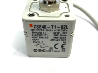 Used SMC Digital Pressure Vacuum Switch 12-24VDC Pressure Switches Michigan US | Maverick Industrial Sales #1389862