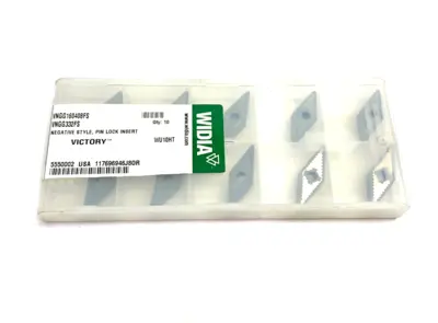 NEW WIDIA VICTORY™ FINISHING SHARP TURNING INSERT VNGG160408FS