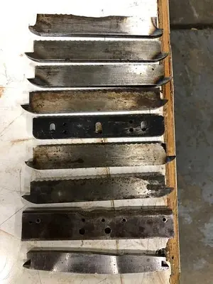 3041-385 SET OF 9 ENGINE TURNING STRAIGHT LINE PATTERN BARS
