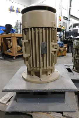 30 HP 1775 RPM GE Vertical Motor 5K3286XAE224 L286HPH16 Frame 460V EOK Rebuilt