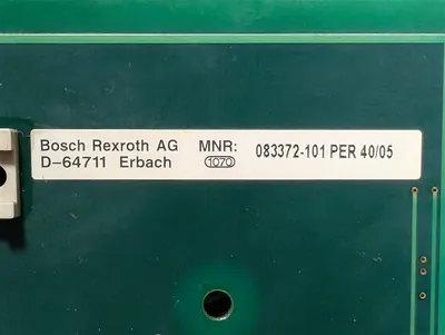 Bosch 083372-101 PER 40/05 Power Supply Extension Card 083373-1017 Used