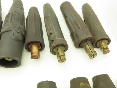 Quik Trik and others Miscellaneous Welding Cable Connectors Lot of 26