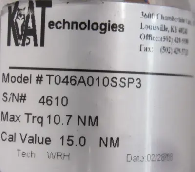 USED GSE T046A010SSP3 RIGHT ANGLE NUT RUNNER
