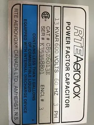USED AEROVOX C85Z6013E